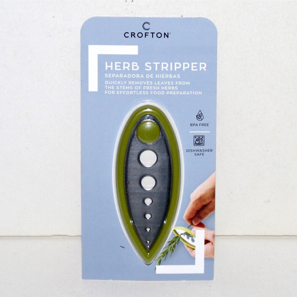 Crofton Herb Stripper stainless steel green small kitchen gadget NEW
